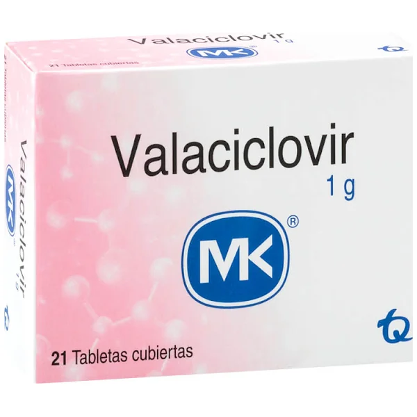 Valaciclovir MK 1 Gr Caja X 21 Tabletas