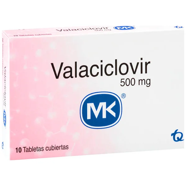Valaciclovir MK 500 Mg Caja X 10 Tabletas