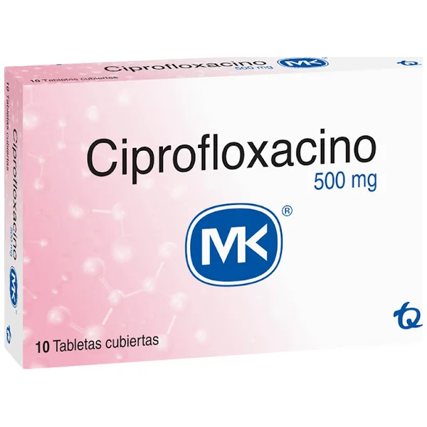 Ciprofloxacino MK 500 Mg X 10 Tabletas
