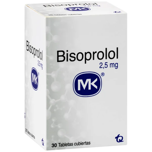 Bisoprolol MK 2.5 Mg Caja X 30 Tabletas