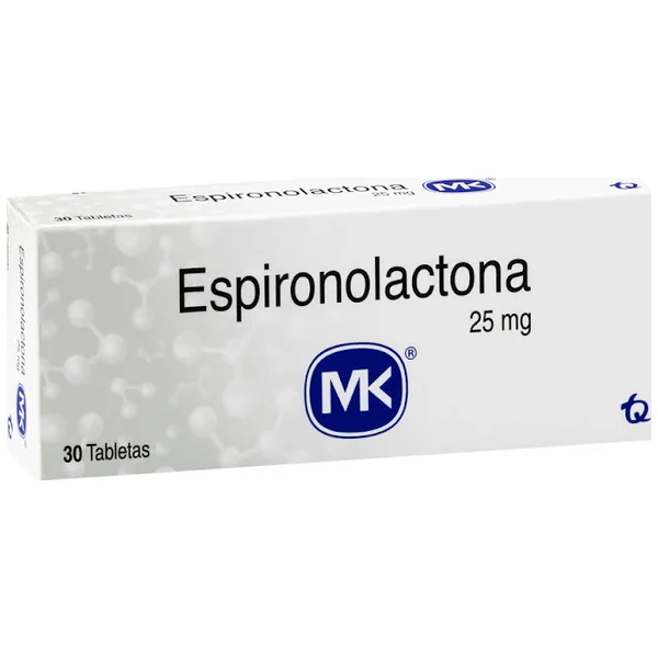 Espironolactona MK 25 Mg Caja X 30 Tabletas