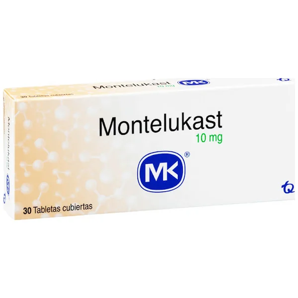 Montelukast MK 10 Mg X 30 Tabletas