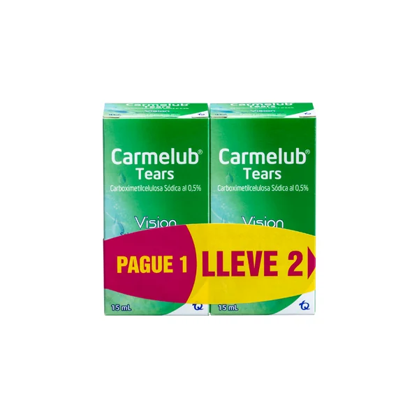 Carmelub Tears Carboximetilcelulosa 0.5% Tecnoquimicas Frasco X 15 Ml