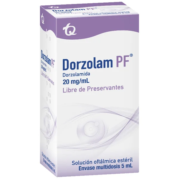Dorzolam PF Dorzolamida 20 Mg Tecnoquimicas Frasco X 5 Ml