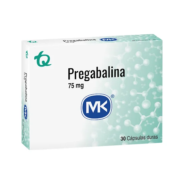 Pregabalina 75Mg Mk Caja X 30 Capsulas