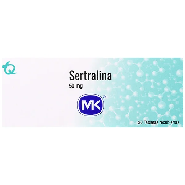 Sertralina 50 Mg MK Caja X 30 Tabletas