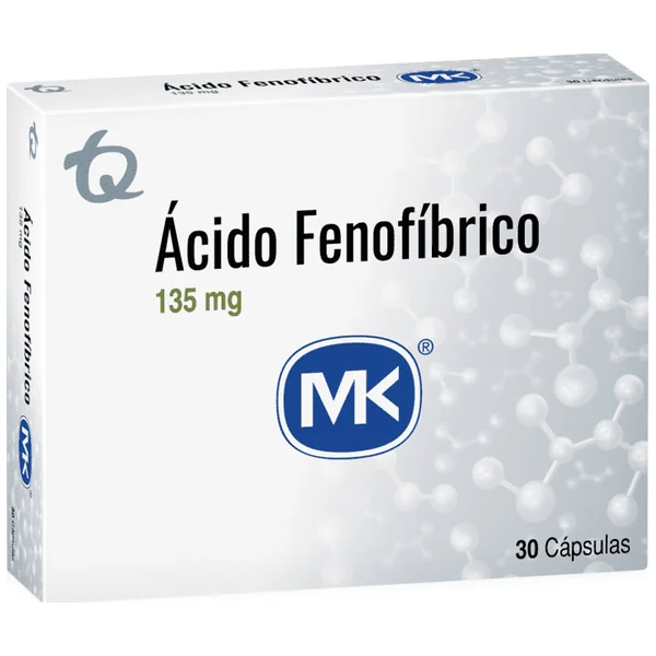 Fenofibrico Acido 135Mg Capsula Caja X 30