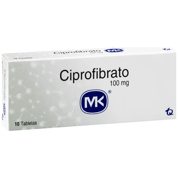 Ciprofibrato 100 Mg MK Caja X 10 Tabletas