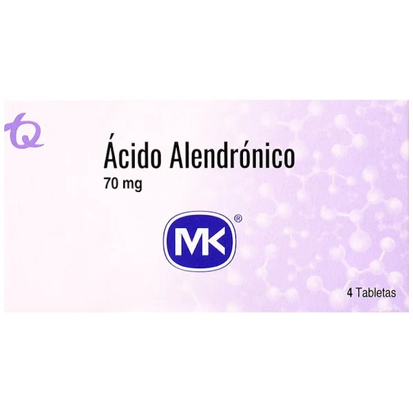 ALENDRONATO 70 MG 4 TABLETAS MK