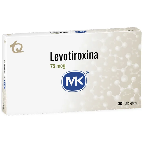 Levotiroxina 75 Mcg MK Caja X 30 Tabletas