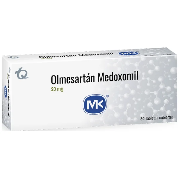 Olmesartan 20 Mg MK Caja X 30 Tabletas