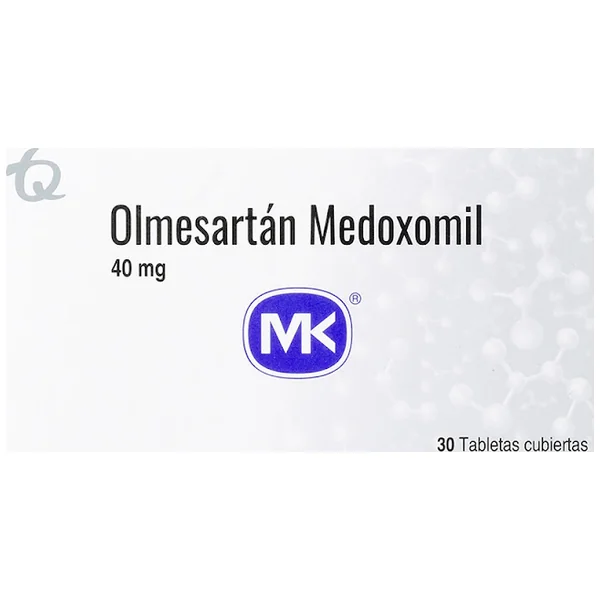 Olmesartán 40 Mg MK Caja X 30 Tabletas