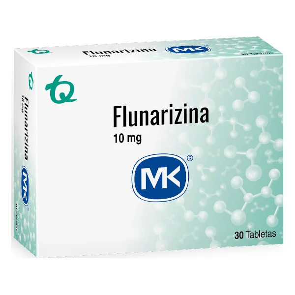 Flunarizina 10 Mg MK Caja X 30 Tabletas