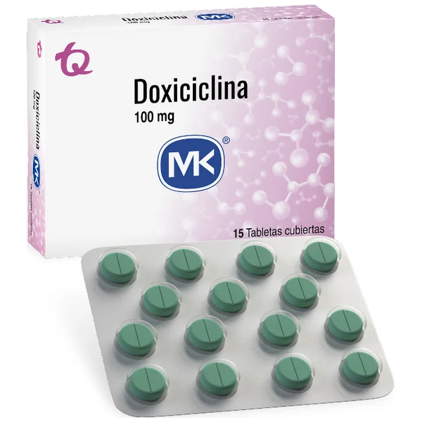 Doxiciclina 100 Mg MK Caja X 15 Tabletas