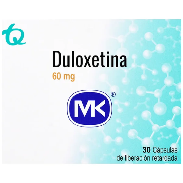 Duloxetina 60 Mg MK Caja X 30 Cápsulas