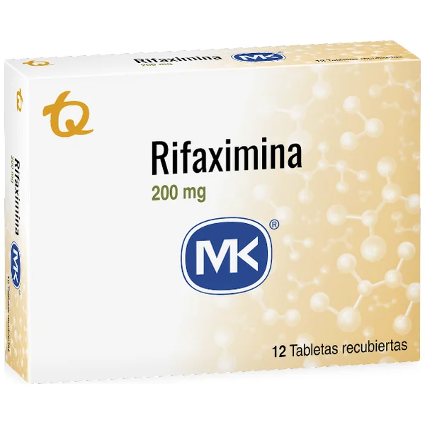 Rifaximina MK 200 Mg Caja X 12 Tabletas