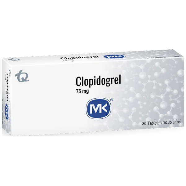 Clopidogrel 75 Mg MK Caja X 30 Tabletas