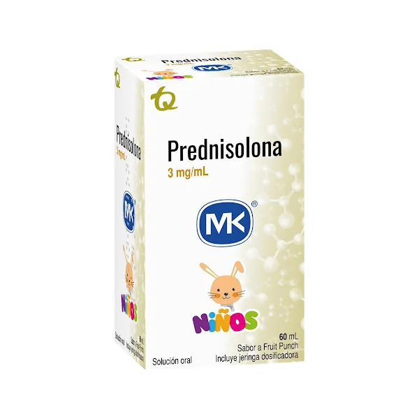Prednisolona Niños 3Mg/ml Mk Frasco X 60Ml