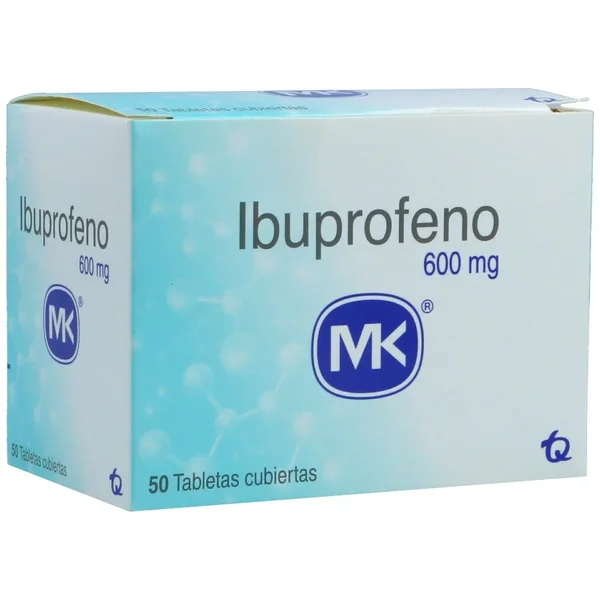 Ibuprofeno Tabletas Cubiertas 600Mg Blister X 10