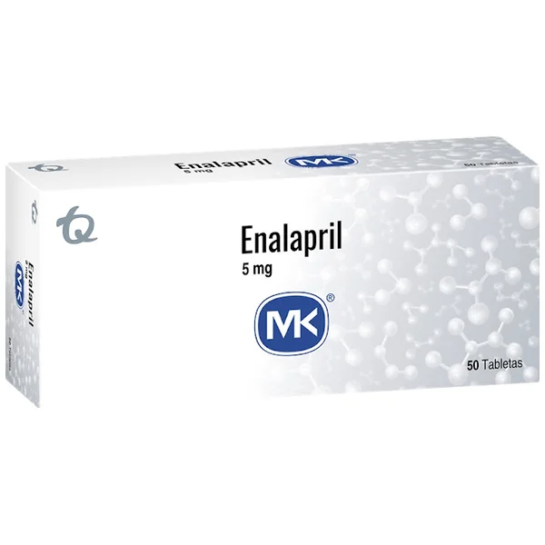 Enalapril 5 Mg Mk Caja X 50 Tabletas