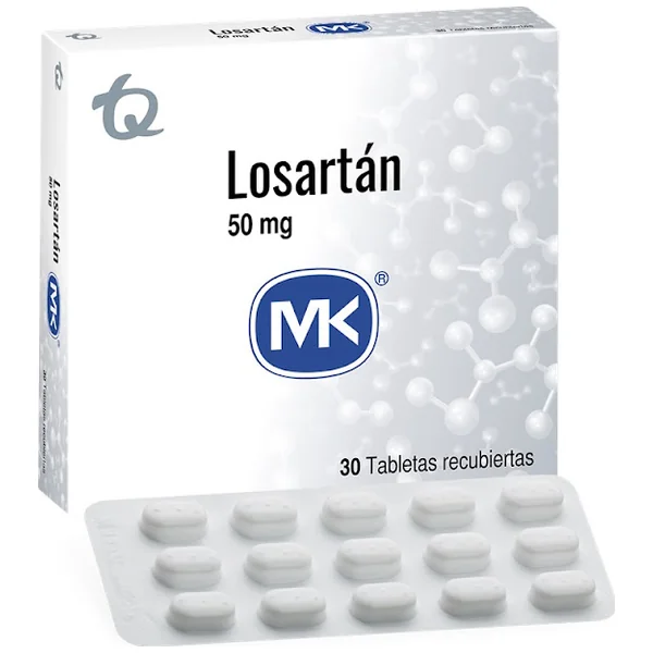 Losartan 50 Mg Mk Caja X 30 Tabletas