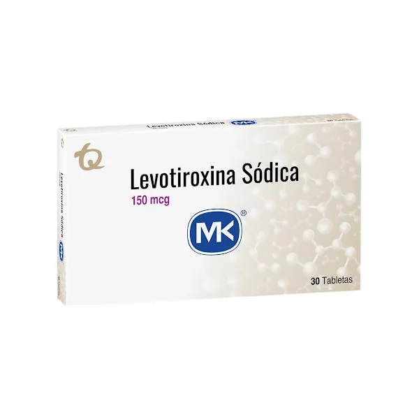 Levotiroxina Sódica 150Mcg Mk Caja X 30 Tabletas