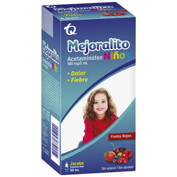 Mejoralito Jarabe Niños 160Mg / 5Ml Frasco X 90 Ml