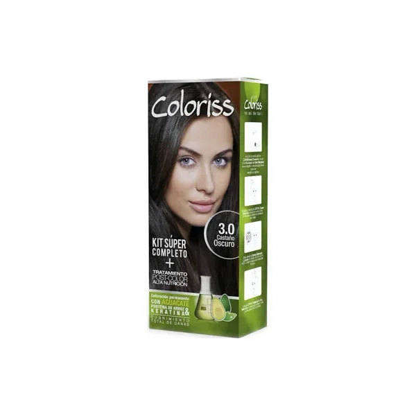 Tinte Coloriss 3 Castano Oscuro X 50 GR