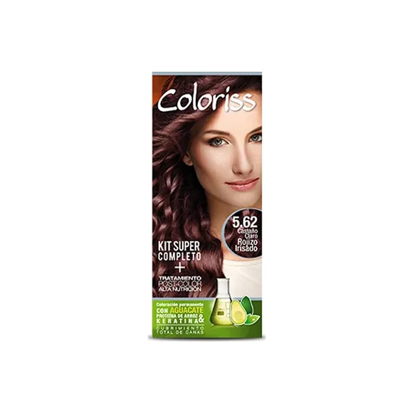 Tinte Coloriss 5.62 Castano Claro Roj.irisado