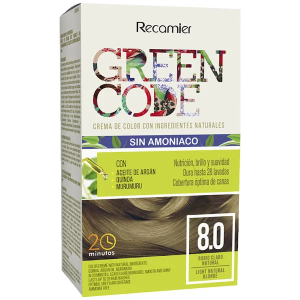 GREEN CODE KIT 8.0 RUBIO CLARO NATURAL