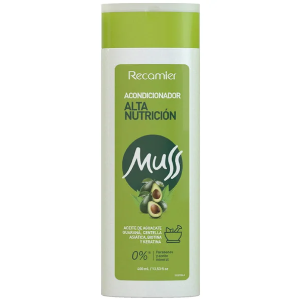 Acondicionador Muss Recamier Nutrición X 400 Ml