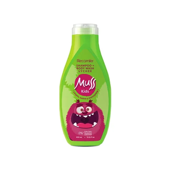Champu Muss Kids +Bano Lychee FCO X 400 ML