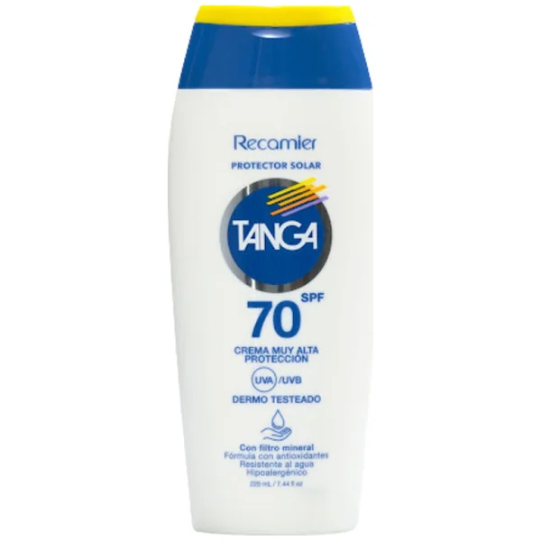 Bloqueador Tanga Crema Spf70 X 220 Ml