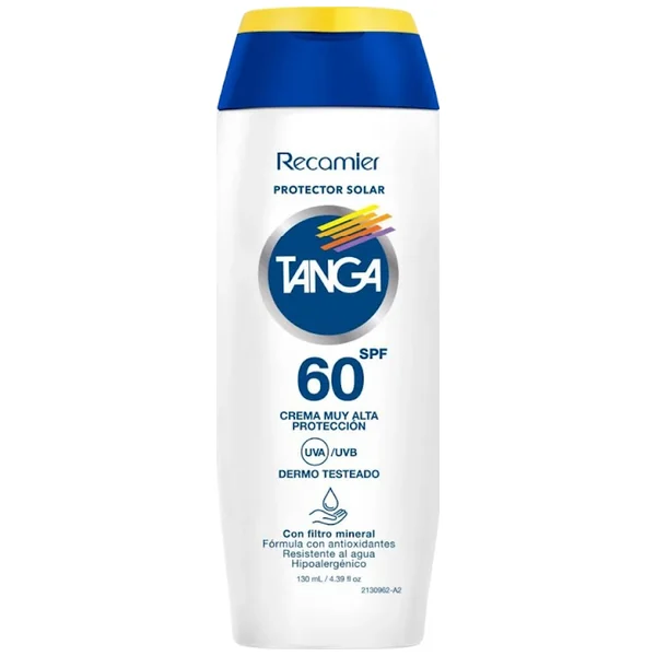 Bloqueador Tanga Crema Spf60 X 130 Ml