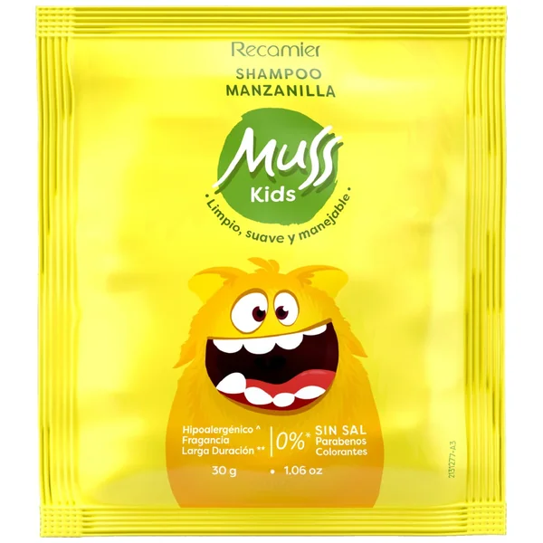 Champu Muss Kids Manzanilla Sobre X 30 GR
