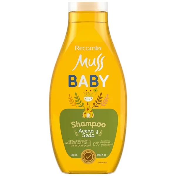 Shampoo Muss Baby Avena Y Seda Frasco X 400 Ml