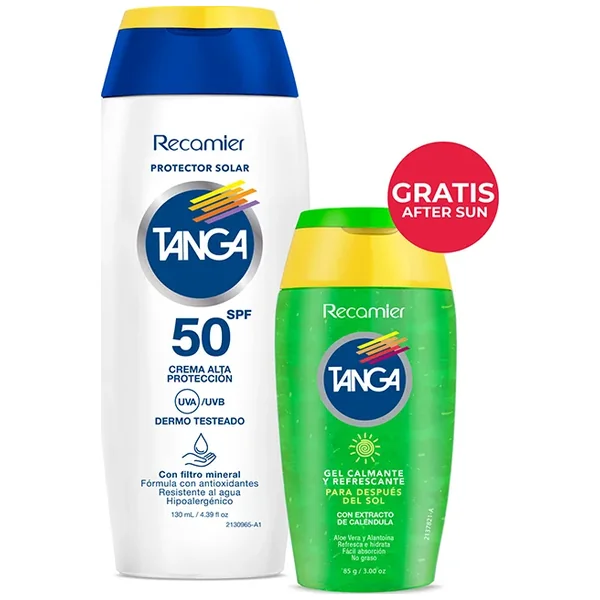 Tanga Crema Bloq.spf 50 X 130 ML +GEL AFT