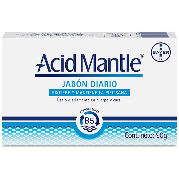 Acid-Mantle Acetato De Aluminio 0.05G Jabón En Barra Bayer Caja X 90 Gr