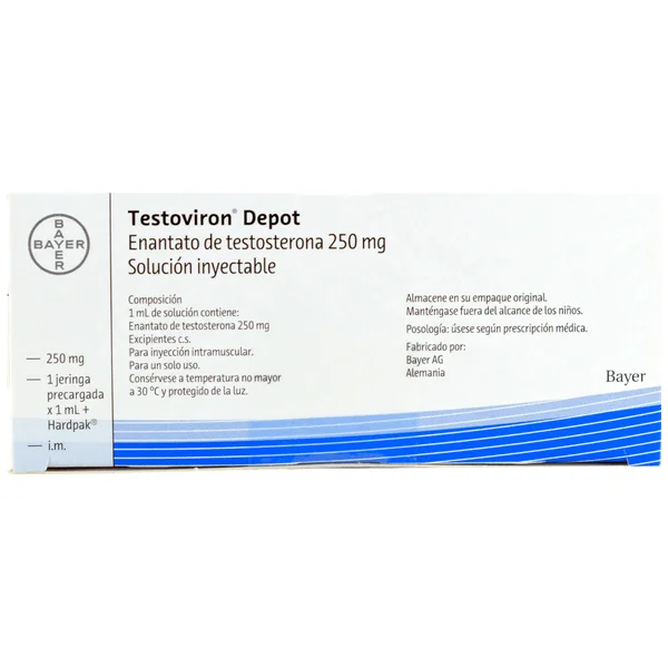 Testoviron Depot 250Mg/Ml Solución Inyectable Jeringa PrellenadaX 1.5Ml