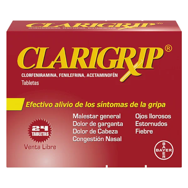 CLARIGRIP 24 TABLETAS(PAE)