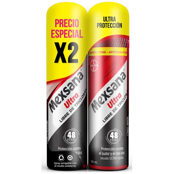 2 DTE.MEXSANA PIES ULTRA SPR.260 ML.P.E.