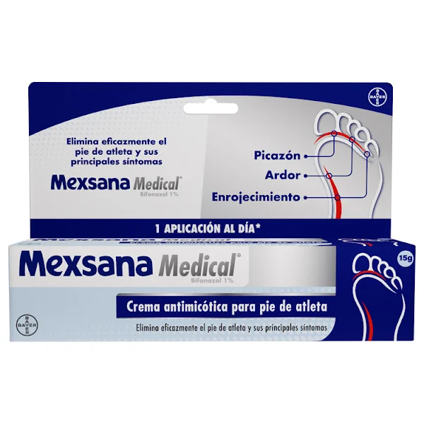 Mexsana Medical Bifonazol 1% Bayer Crema Tubo X 15 Gr