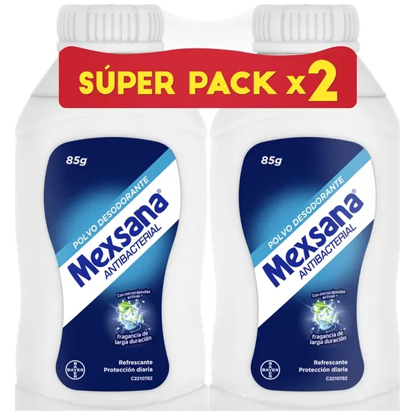 2 TALCO MEXSANA 85 GR SUPERPACK IVA