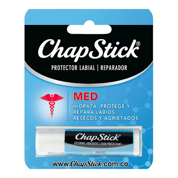 Chapstick MED, Hidrata Protege Y Repara Labios X 1 Und