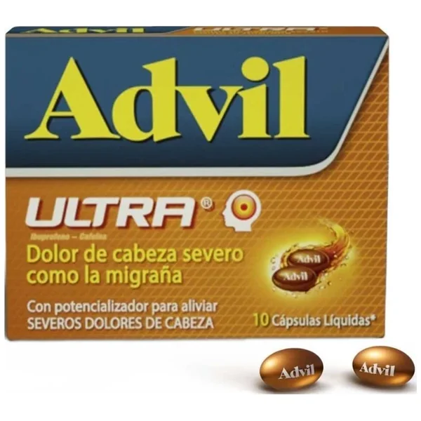 Advil Ultra Cápsulas (200+65)Mg Caja X 10