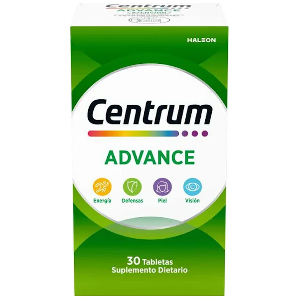 Centrum Advance, Multivitaminico Hombres Y Mujeres De 18 A 49 Años X 30 Tabs