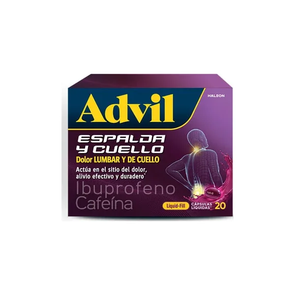 Advil Espalda Y Cuello Caja X 20 Caps
