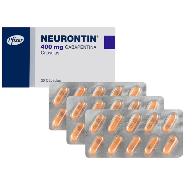 Neurontin 400 Mg Caja X 30 Cápsulas