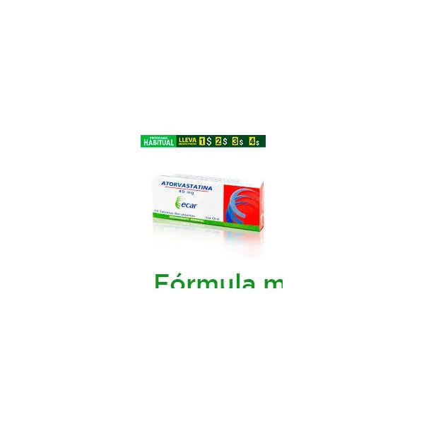 ATORVASTATINA 40 MG ECAR