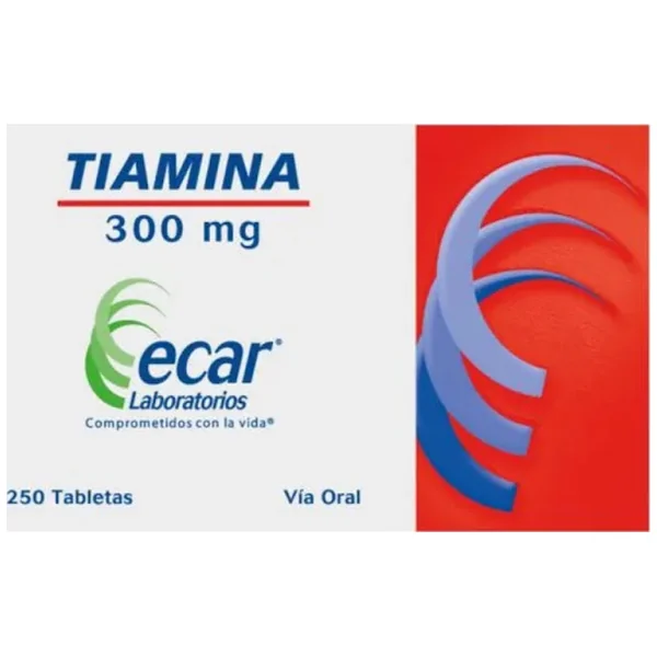 Tiamina 300 Mg Ecar Caja X 30 Tabletas